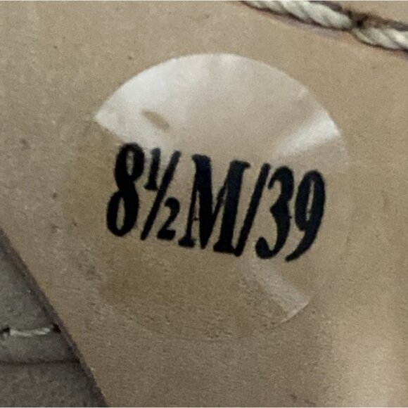 Vince Camuto  Women's Size 8.5M Taupe Peep Toe high Heel Sandals  shoes - Picture 7 of 8